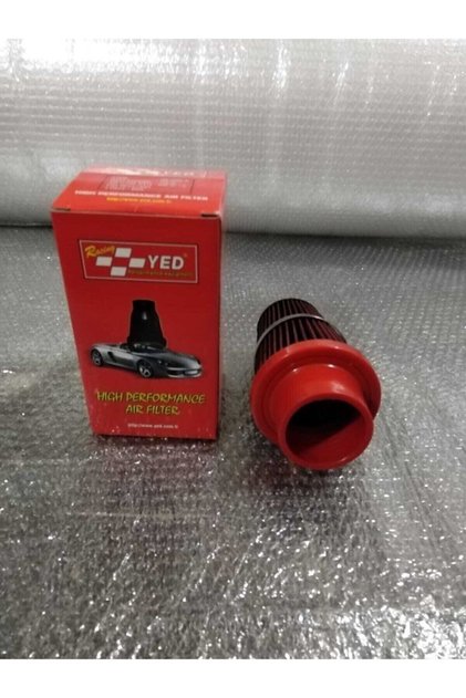 Kırmızı Araç Açık Hava Filtresi 77 mm