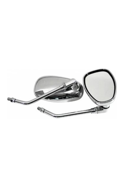 Motosiklet Ayna Oval 10 mm Chopper Kuba Mondial Seyhan Asya Arora Çita Scooter/krom/metalik/cub