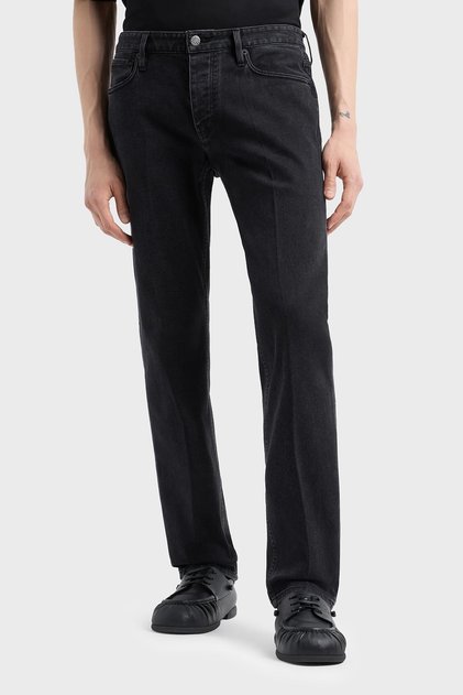 Stretch Cotton Slim Fit Low Waist Jeans Men's Jeans Pants 6D1J75 1Dtmz 0005