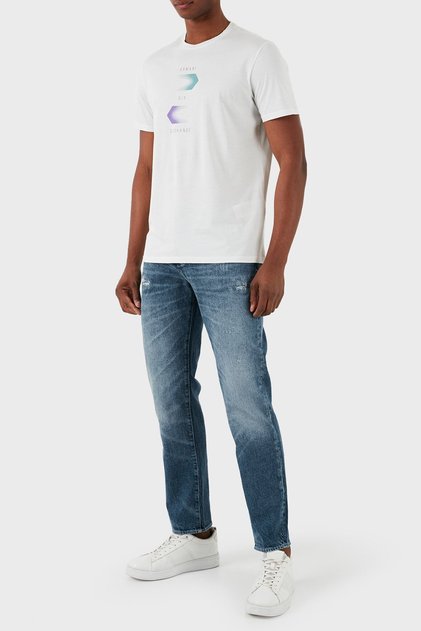 J13 Ripped Detail Slim Fit Jeans Men's JEANS PANT 3DZJ13 Z1Y9Z 1500