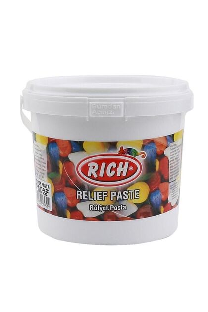 Rölyef Pasta BEYAZ 1200 gr.
