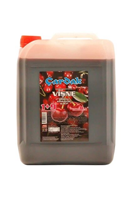 Beyaz Çardak 6Kg 1+9 Vişne Konsantre Şurup Meyve Suyu - Fiyatı