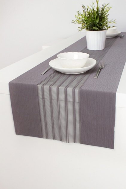 Füme Runner Amerikan Servis Masa Örtüsü 40x140