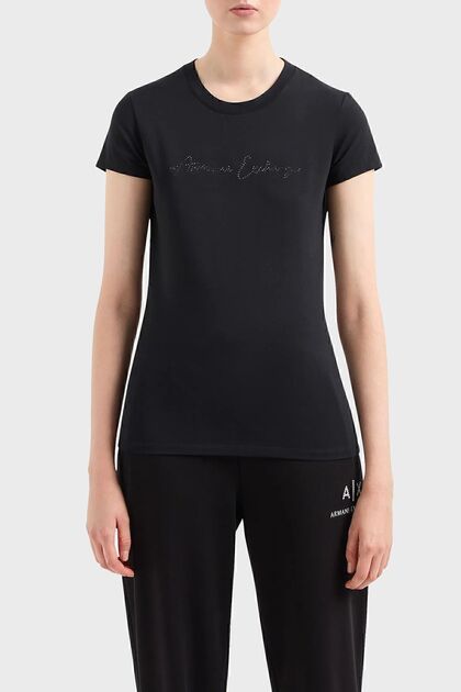 Cotton Slim Fit Crew Neck T SHIRT 3DYT27 YJDTZ 1200