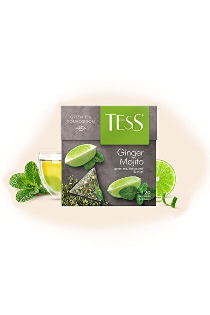 Tess Zencefil Mojito Nane Lime Yeşil çay karışımı - Fiyatı, Yorumları