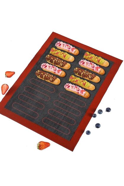 Double Sided Perforated Macarons And Inserts Baking Mat Silpat 30x40cm