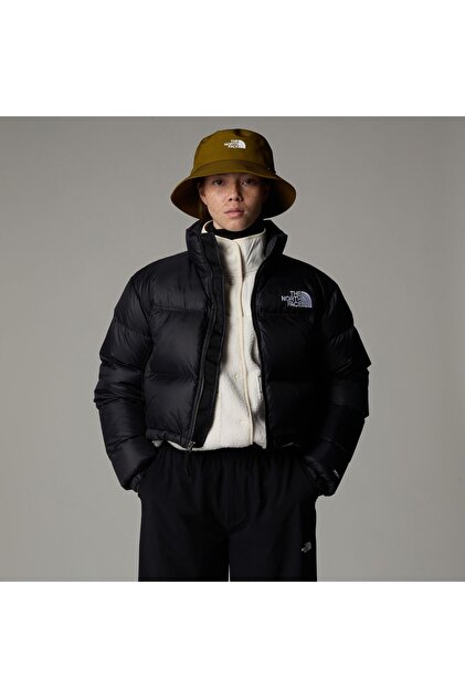 The North Face W Nuptse Short Jacket Kadin Siyah Ceket