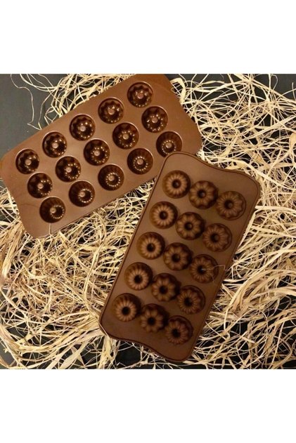 15 Piece Chocolate Cake Mold Silicone