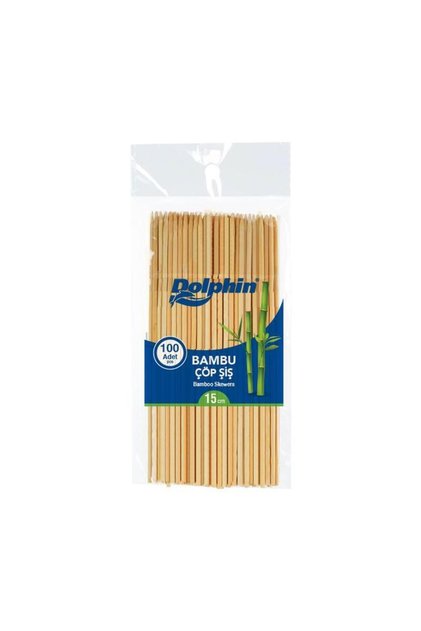 Bambu Çöp Şiş 15 cm x 2,5 mm 100 Adet