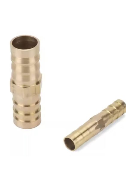 Brass 2 Way Pipe Connector 12mm (1/2')