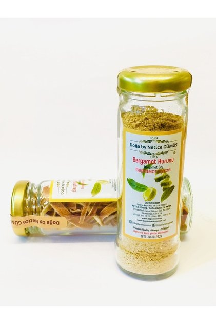 BERGAMUT KURUSU - Kabuğu Saf Tozu Cam Şişede (Bergamot) 20 gram