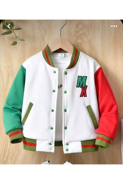 College Coat - Color and Embroidery Detailed