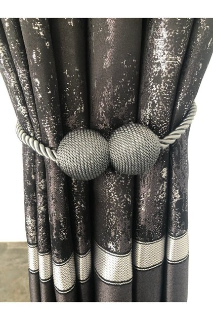 Magnetic Curtain Retractor Anthracite
