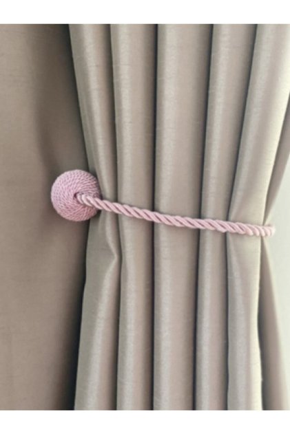 Pink Magnetic Curtain Buckle