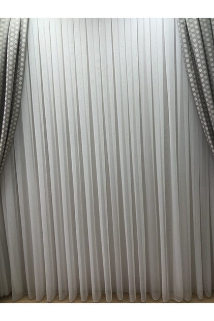 Rüyaper Sık Pile Düz Tül Perde