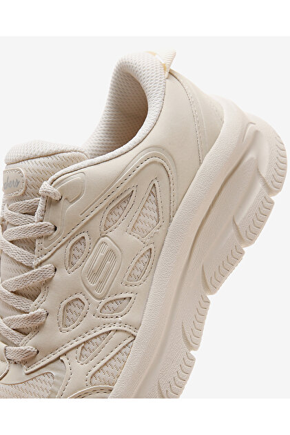 Skechers Modern D'lux - Good Start Kadın Beyaz Sneakers 158584