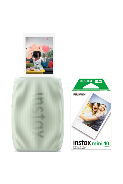 Fujifilm Instax mini Link 3 Yeşil Akıllı Telefon Yazıcısı ve 10'lu