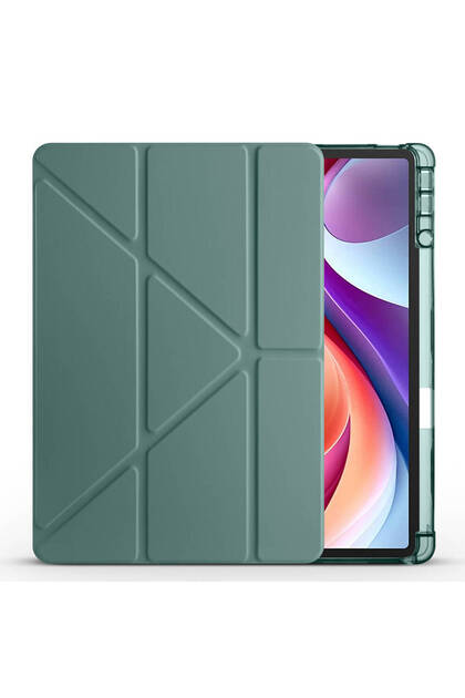 UnDePlus Lenovo Tab M11 /tab K11 11inç 2024 Kılıf Kalem Bölmeli
