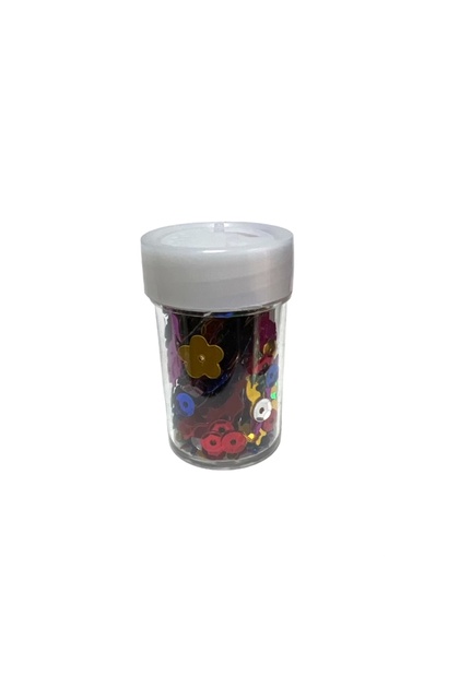 BU-BU PL0002 RENKLİ PUL KARIŞIK DESEN TUZLUK 6 gr. - TEKLİ