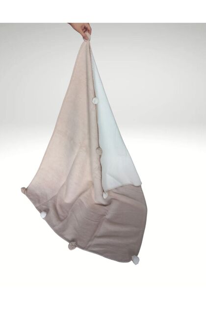 Baby Cotton Ponpon Blanket 100X120