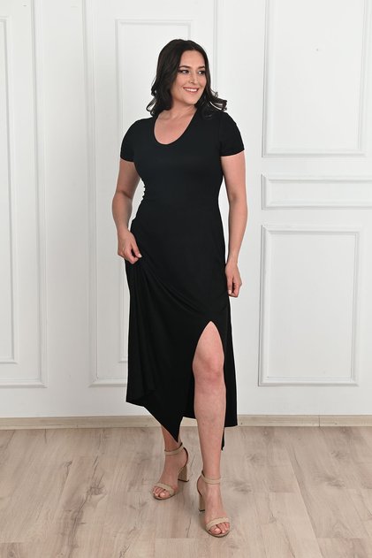 Women's Slit Detailed Dress 5174-23