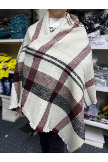 Şal unisex cu model texturat moale