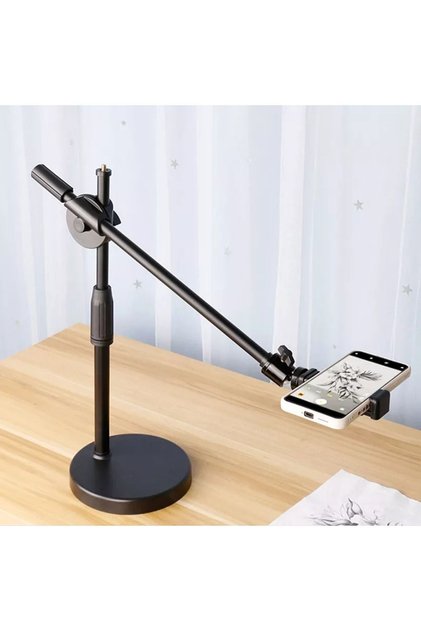 Masa Üstü Tripod Cep Telefonu Tutuculu Masa Üstü Çekim Standı