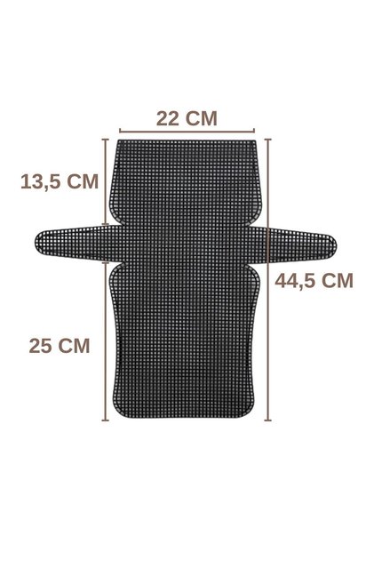 Plastik Çanta Kanvas Siyah 22 Cm - 44,5 Cm Canta Aksesuarı Ve Çanta Aksesuar