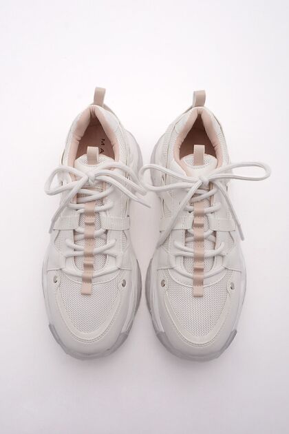 Marjin Kadın Yüksek Şeffaf Taban Sneaker Bağcıklı Spor Ayakkabı Marjin Kadın Yüksek Şeffaf Taban Sneaker Bağcıklı Spor Ayakkabı