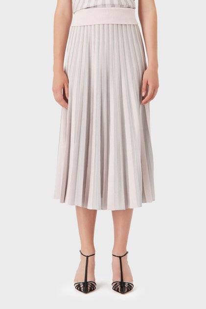 Pleated Regular Fit Midi Skirt SKIRT 3D2NT1 2M18Z 0327