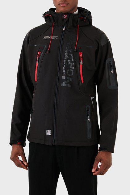 Waterproof 4000 mm Hooded Outdoor Jacket Men'S COAT TECHNO