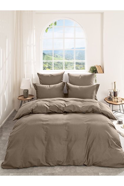Classic Double Cotton Satin Duvet Cover Set