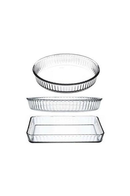 Borcam 3 Piece Set Round Double + Rectangular
