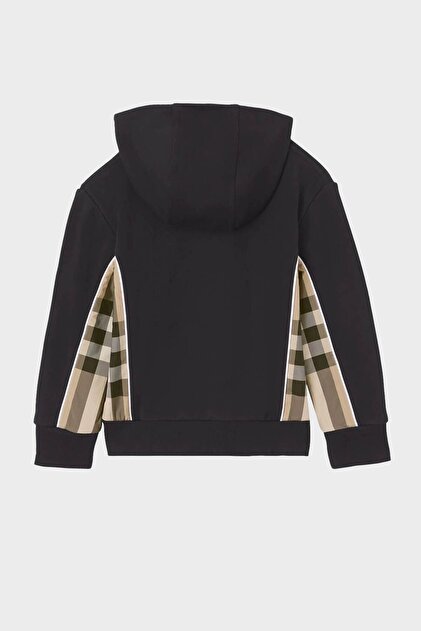 Burberry Pamuklu Fermuarlı Kapüşonlu Çocuk Sweat SWEAT 8047427