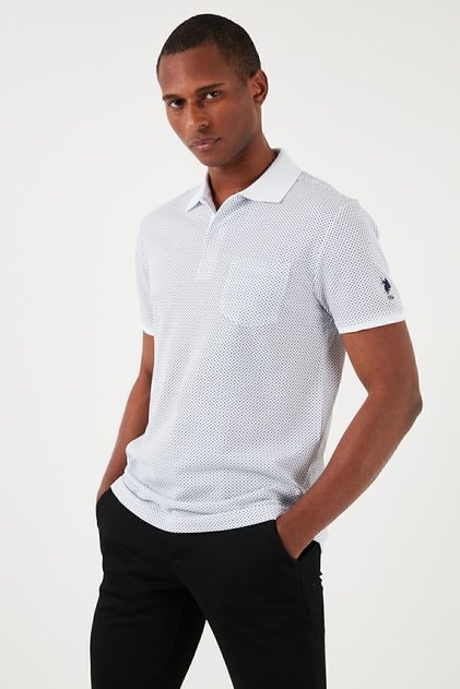 U.S. Polo Logolu % 100 Pamuk Regular Fit Polo Yaka T Shirt Erkek POLO YAKA T SHİRT G081GL0111826892