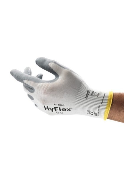 Hyflex® 11-800 Köpük Nitril Iş Eldiveni Oeko-tex Onaylı