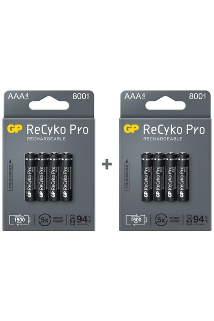 Recyko Pro 800 Mah Aaa Ince Kalem 8'li Şarj Edilebilir Pil
