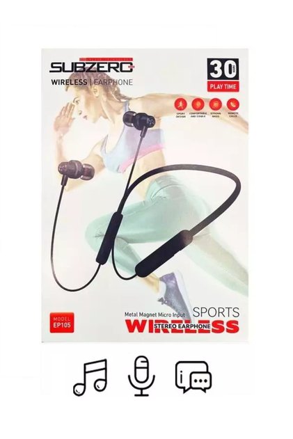 Kablosuz Sporcu Kulaklık 30 Saat Bluetooth 5.0 Boyun Askılı Mıknatıslı Ep105