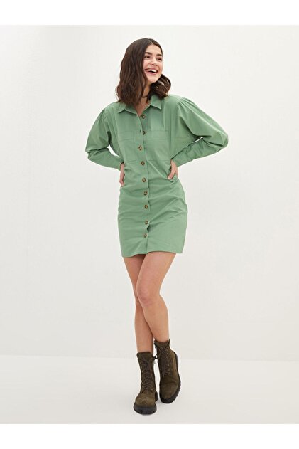 lcw casual dress LCW Casual Square Collar Plain Strappy Linen-look Women's Dress Mother Daughter Combination - S4KM67Z8-FVD