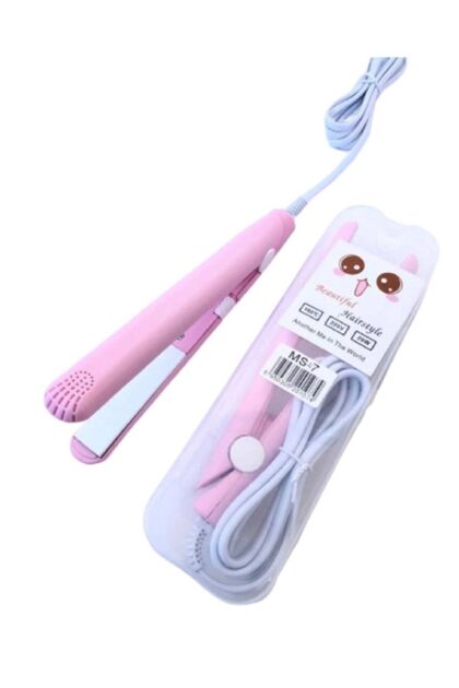 Nanopro Pembe Mini Saç Düzleştirici 18 Cm