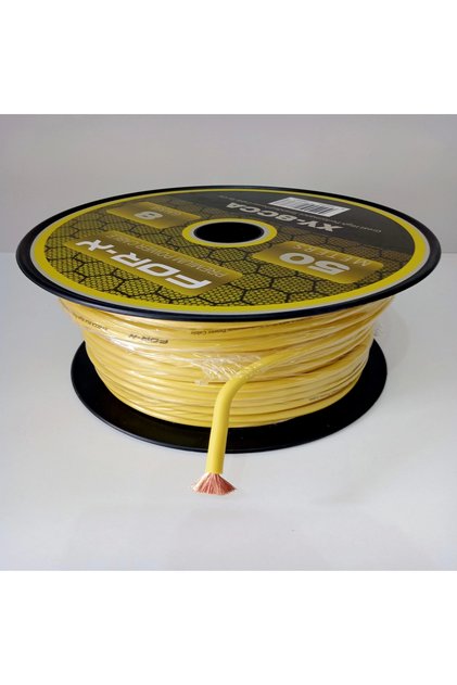 Amfi Tesisat Güç Kablosu 8ga - Xy-8 Cca Oto Anfi 8ga Power Kablosu - 5 Metre