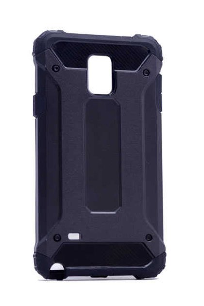 Galaxy Note 4 Compatible - Case Double Layer Protective Crash Military Tank Case - Black