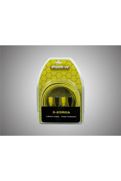 Ofc Rca Kablosu 5 Metre – X-25rca Bakır Rca Ses Aktarım Kablosu