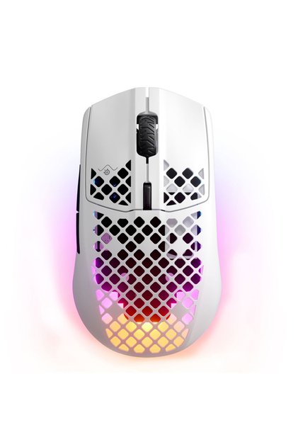 Aerox 3 Wireless Snow, 18000 CPI, RGB Optik Kablosuz Gaming Mouse