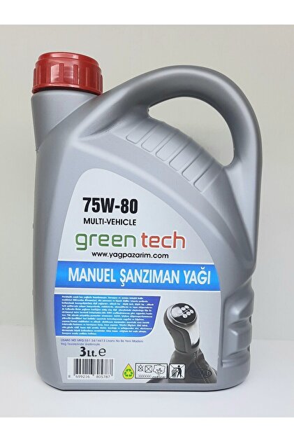 マイマイ（感謝）/3 Greentech 75W-80 MANUEL ŞANZIMAN YAĞI 3 LİTRE - Fiyatı, Yorumları