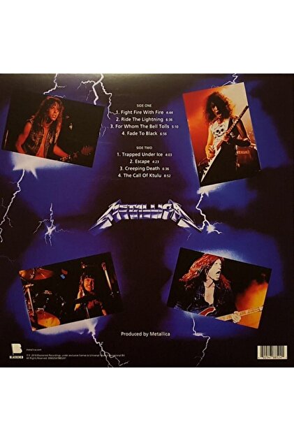 Genel Markalar Metallıca- Ride The Lıghtnıng Plak ( Remastered LP