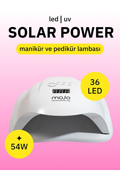 MOJO Sunx 54w Profesyonel Led Uv Tırnak Kurutucu – Kalıcı Oje