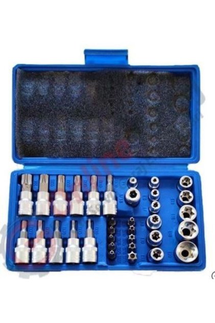 34 Parça E-torx Lokma Takımı