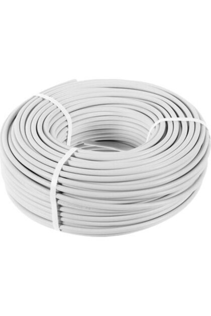50 Metre TTR 3x1.5 CCA Beyaz PVC CE Belgeli Elektrik Kablosu