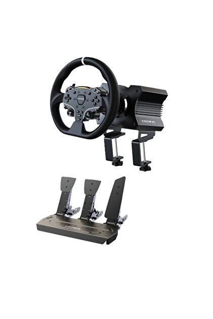 MOZA Racing R5 Direct Drive 3'lü Pedal Yarış Direksiyonu Seti (PC